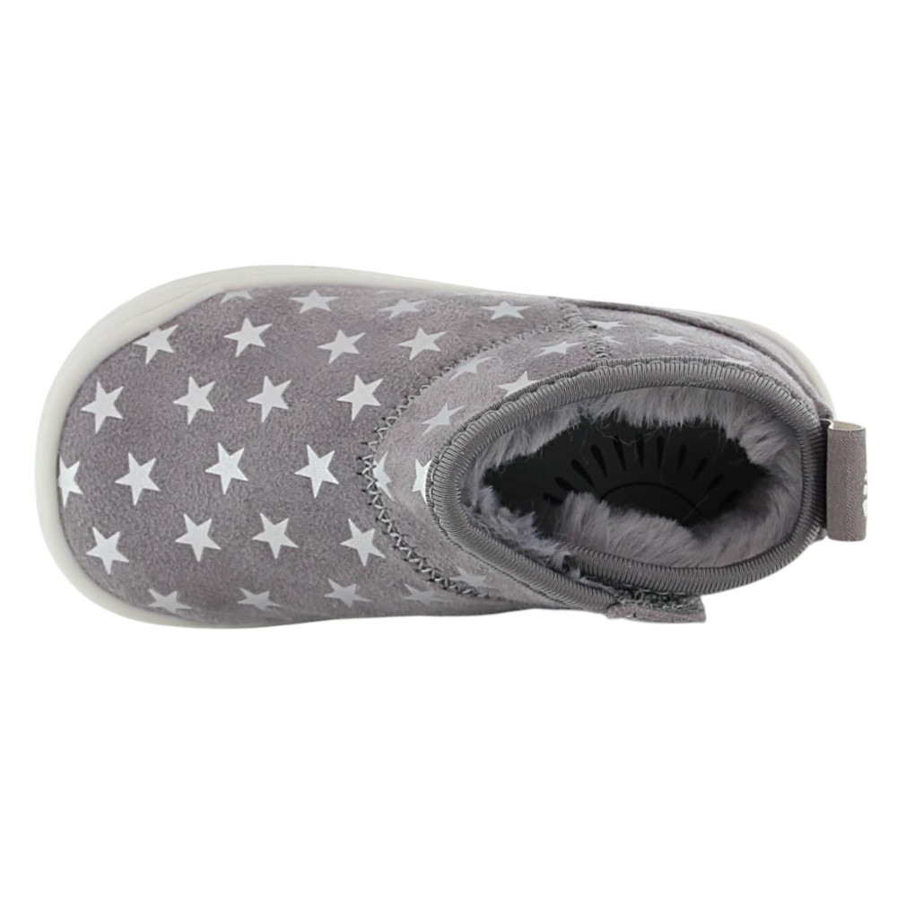 Botines barefoot Mustang Respect Gris Estrellas