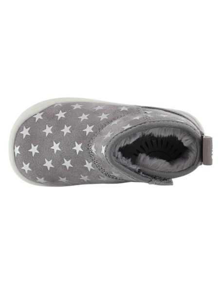 Botines barefoot Mustang Respect Gris Estrellas