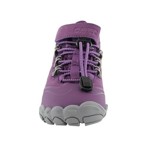 Botines barefoot impermeables Hi-Tec Figaro Lux Mid Lila 2