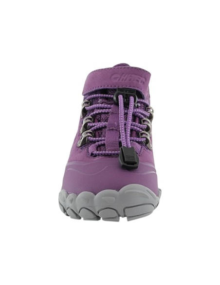 Botines barefoot impermeables Hi-Tec Figaro Lux Mid Lila