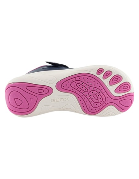 Zapatillas Geox Barefoot Foot-Run Azul-Fucsia