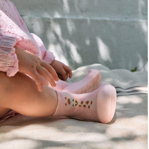 Zapatos primeros pasos Attipas Giraffe Pink 2