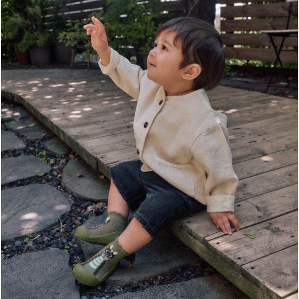 Zapatos primeros pasos Attipas Dragon Khaki