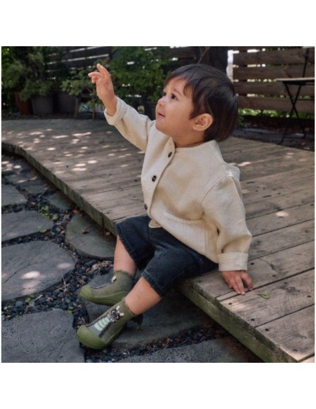 Zapatos primeros pasos Attipas Dragon Khaki