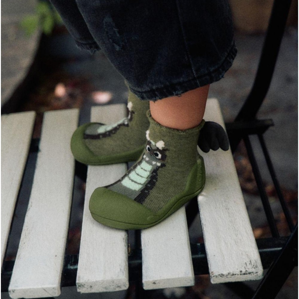 Zapatos primeros pasos Attipas Dragon Khaki