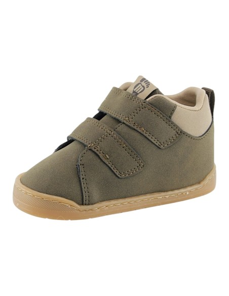 Botines barefoot Mustang Respect Kaki Dibujos