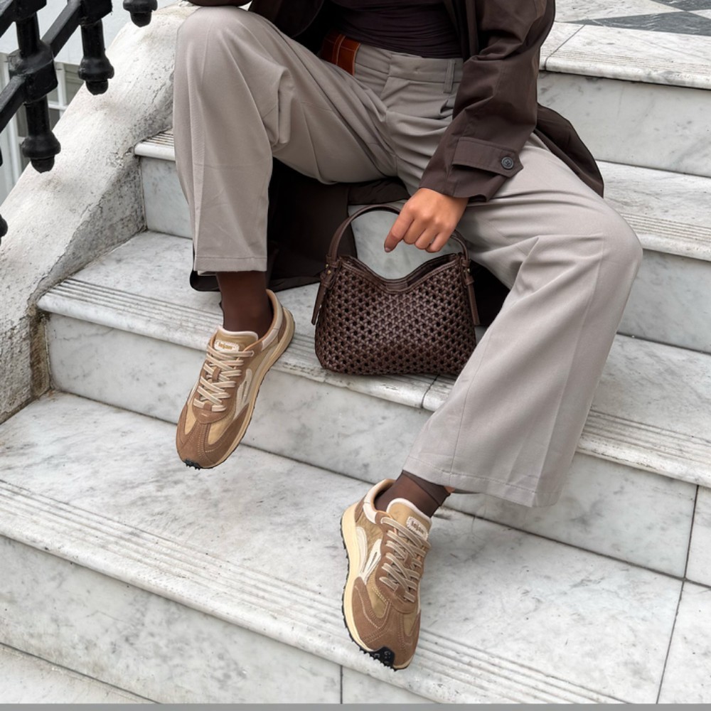 Zapatillas barefoot Lejan Melrose Dark Beige