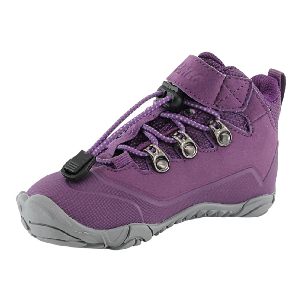 Botines barefoot impermeables Hi-Tec Figaro Lux Mid Lila