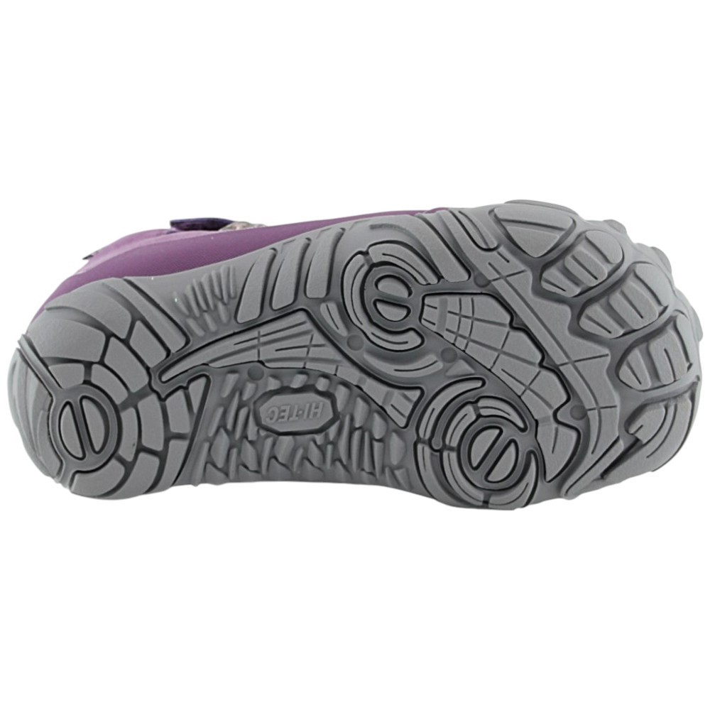 Botines barefoot impermeables Hi-Tec Figaro Lux Mid Lila