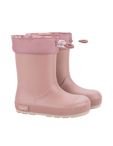 Botas de agua Barefoot Igor Yogi Cuello Rosa