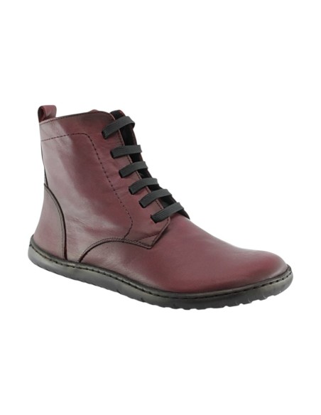 Botines Vivant Barefootc 2753 cordones Burdeos