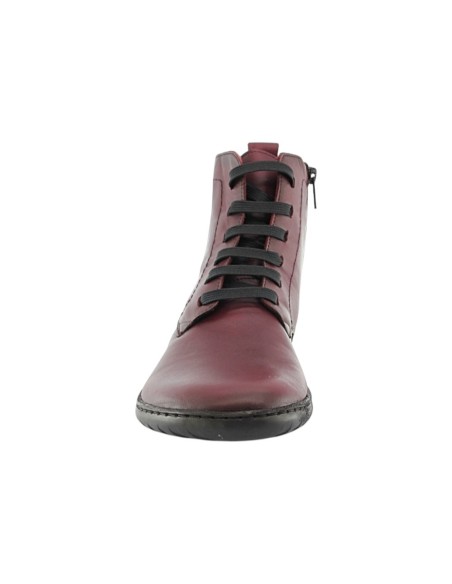 Botines Vivant Barefootc 2753 cordones Burdeos