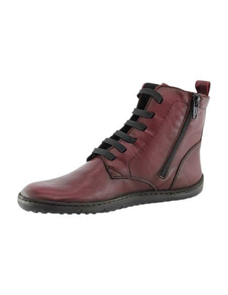 Botines Vivant Barefootc 2753 cordones Burdeos