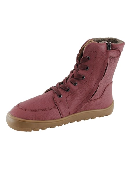 Botines impermeables Froddo Barefoot Up-Tex Burdeos forro borreguito
