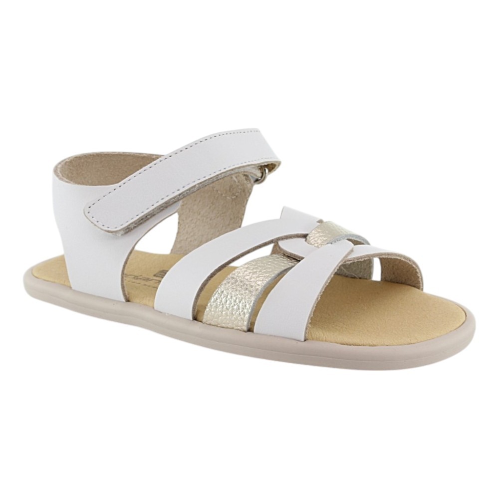 Sandalias respetuosas Andanines 251648 Blanco-Oro