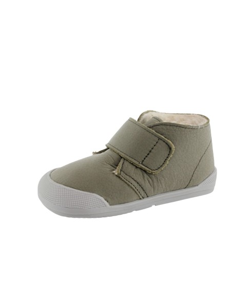 Botines respetuosos Blanditos Sansa Borreguilo Verde