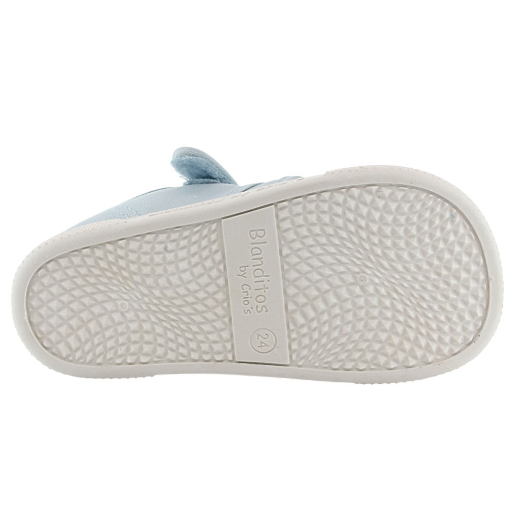 Sandalias de lona respetuosas Blanditos Mango Celeste