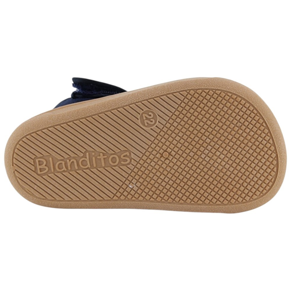 Sandalias de lona barefoot Blanditos Molly Navy