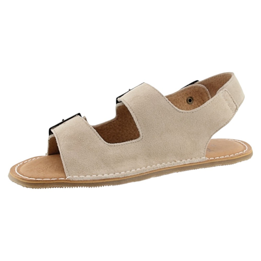 Sandalias barefoot Boston Lamine Serraje Beige