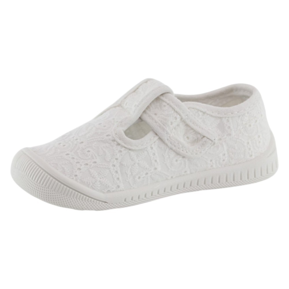 Zapatillas de lona abiertas Chicco Coddy Blanco