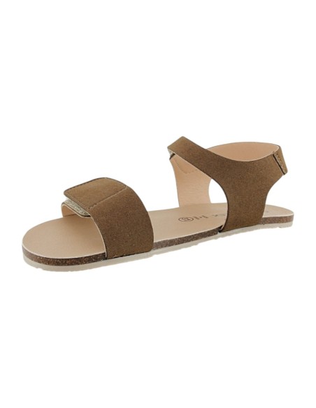 Sandalias barefoot Coqueflex Suede Marrón
