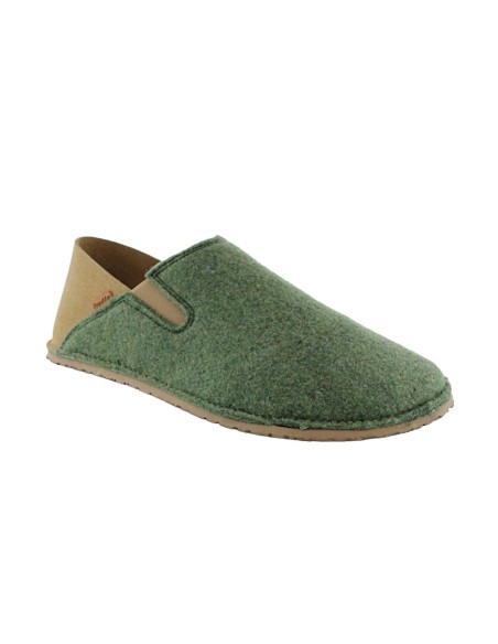 Zapatillas de casa Froddo barefoot Slip-on Wooly Verde