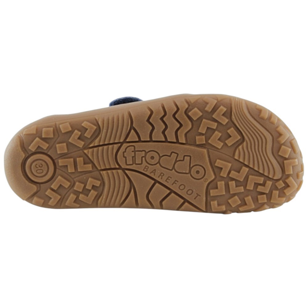 Zapatillas de casa barefoot Froddo Wooly Denim