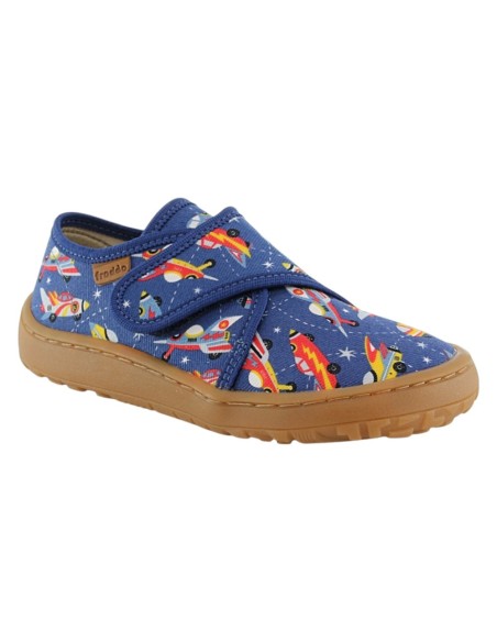 Zapatillas de lona barefoot Froddo Naves Azul