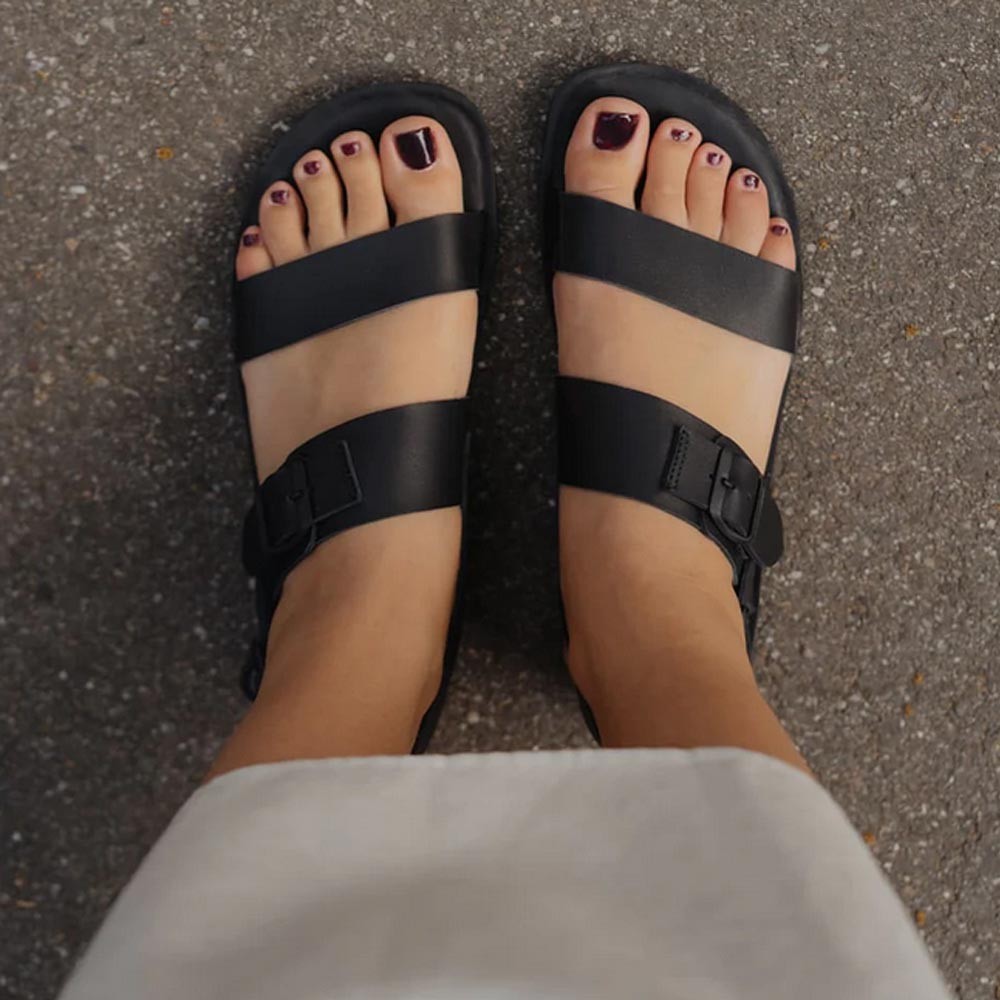 Sandalias barefoot Groundies Kos Negro