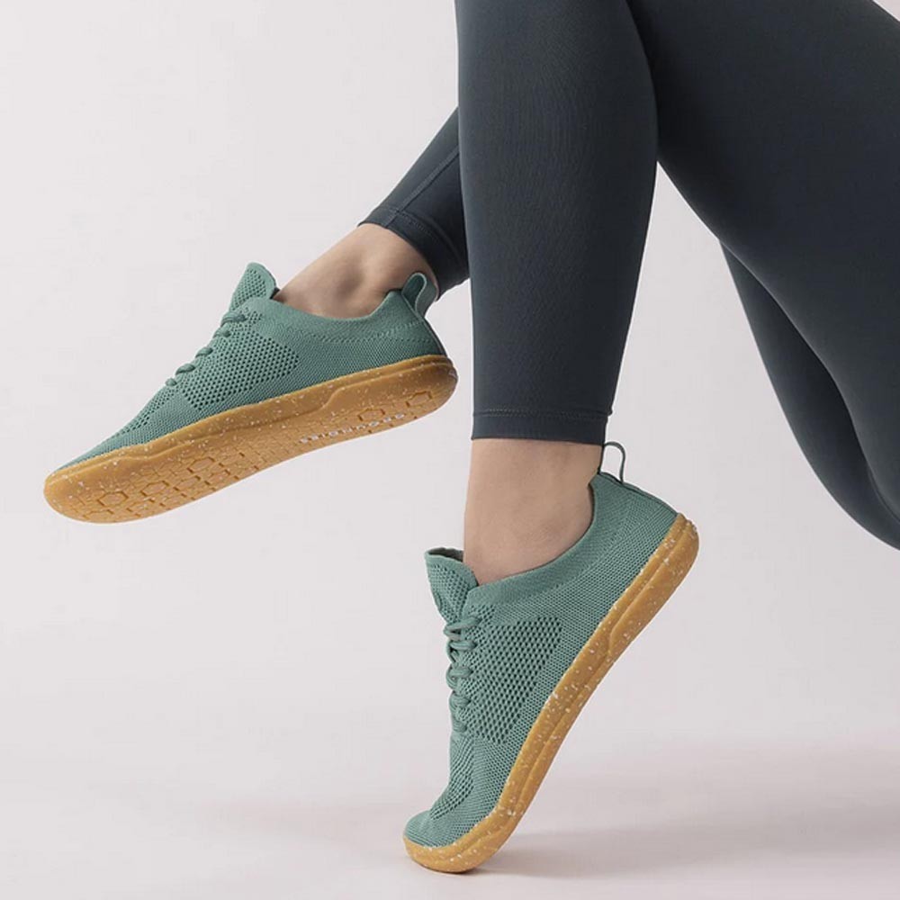 Zapatillas barefoot Groundies Active Knit Verde