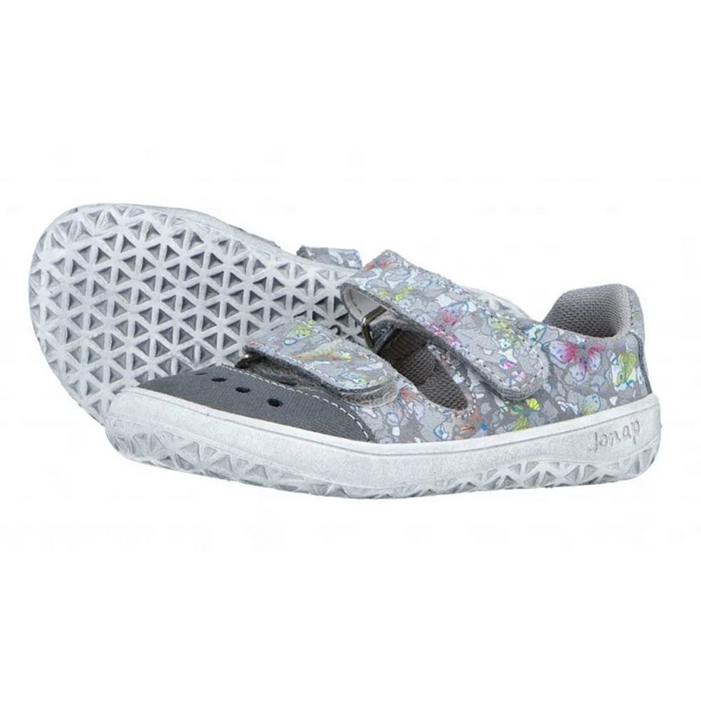 Sandalias barefoot Jonap Fella Gris Mariposas