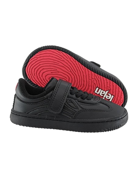 Zapatos colegiales barefoot LEJAN Negro