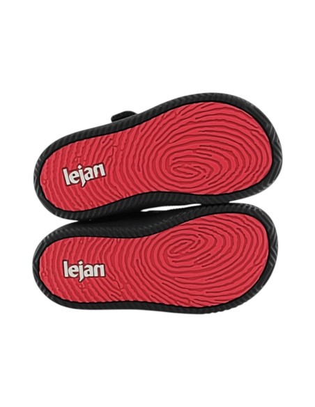 Zapatos colegiales barefoot LEJAN Negro