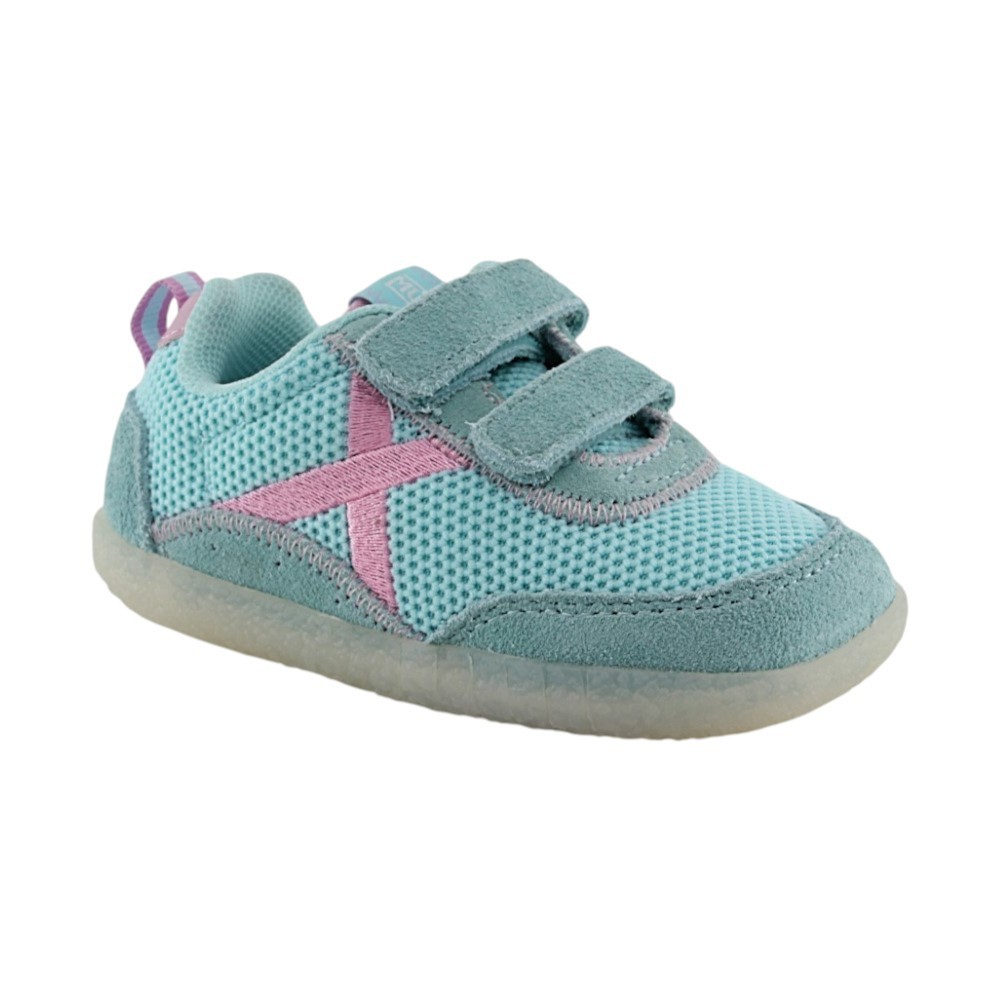 Zapatillas minimalistas Munich Baby Koda Turquesa