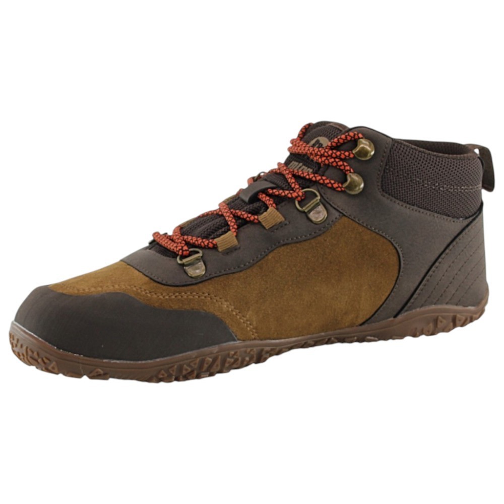 Botines montaña impermeables barefoot Mustang Free-Road Marrón
