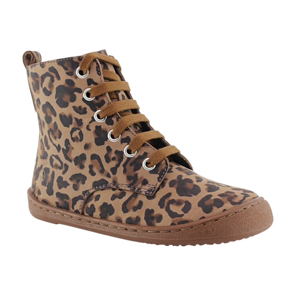 Botas militares barefoot Flexi Nens 9085-R Leopardo