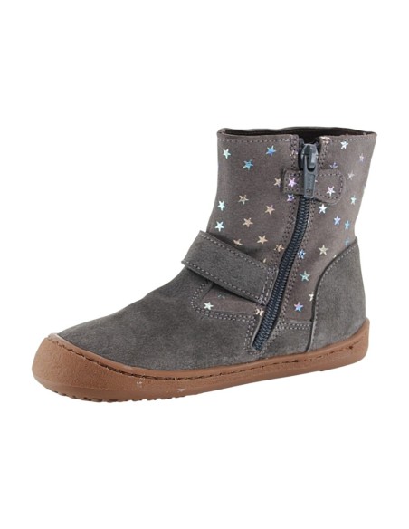 Botines barefoot Flexi Nens 9062-R estrellas Gris
