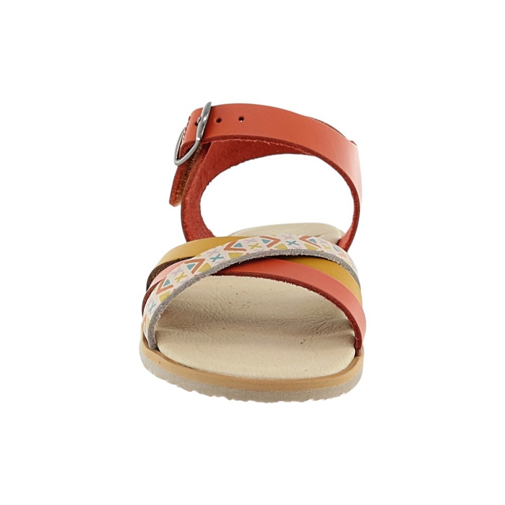 Sandalias Barefoot Flexi Nens 5126-PR suela Prime Multi Naranja