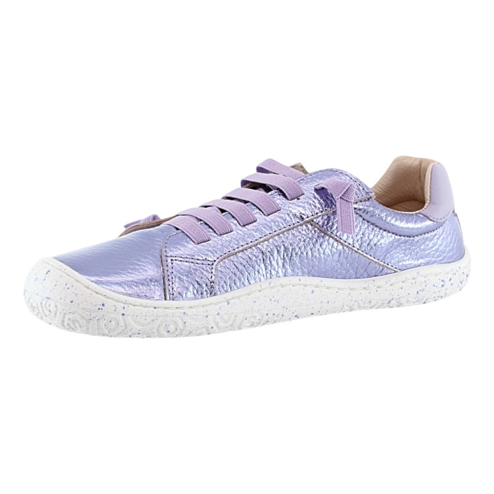 Zapatos barefoot POPPIS Meraki Piel Lila metalizado