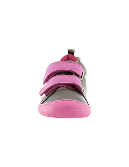 Botines barefoot Poppis Yoyo Metal Pink