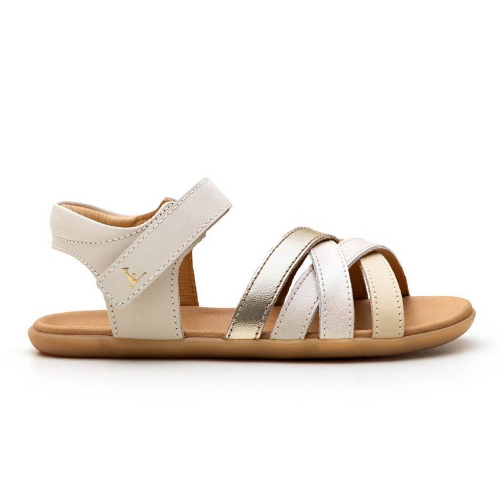 Sandalias barefoot Tip Toey Joey Criss Cross Multi Blanco