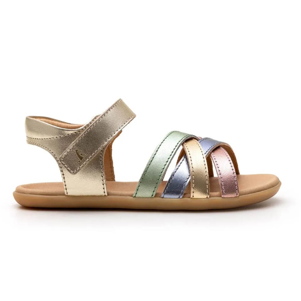 Sandalias barefoot Tip Toey Joey Criss Cross Multicolor Metal