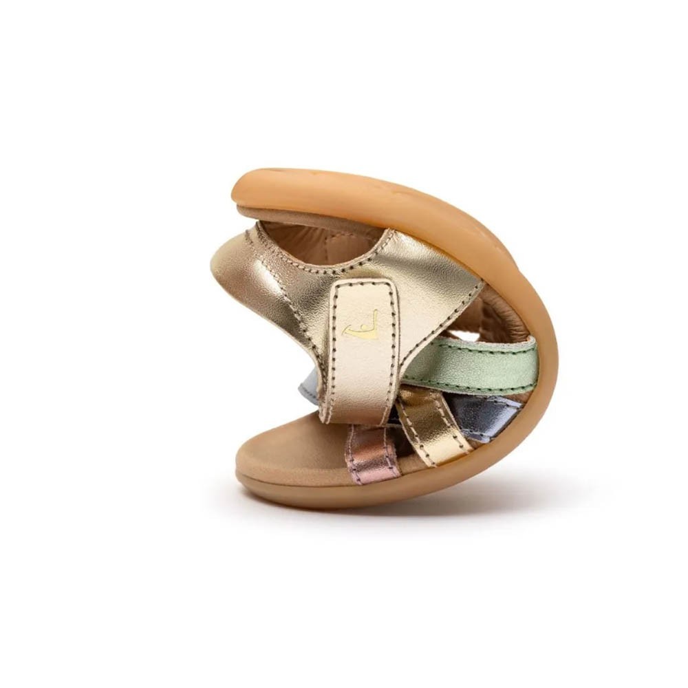 Sandalias barefoot Tip Toey Joey Criss Cross Multicolor Metal