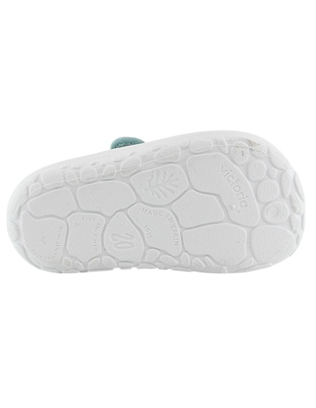 Merceditas barefoot lona Victoria Bosco Manzana