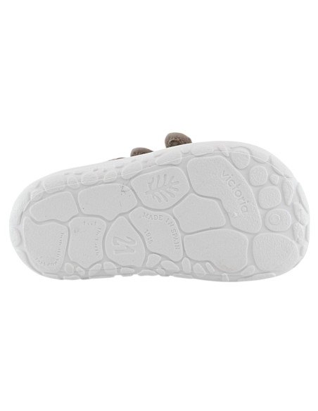 Zapatillas con velcros barefoot Victoria Bosco Beige