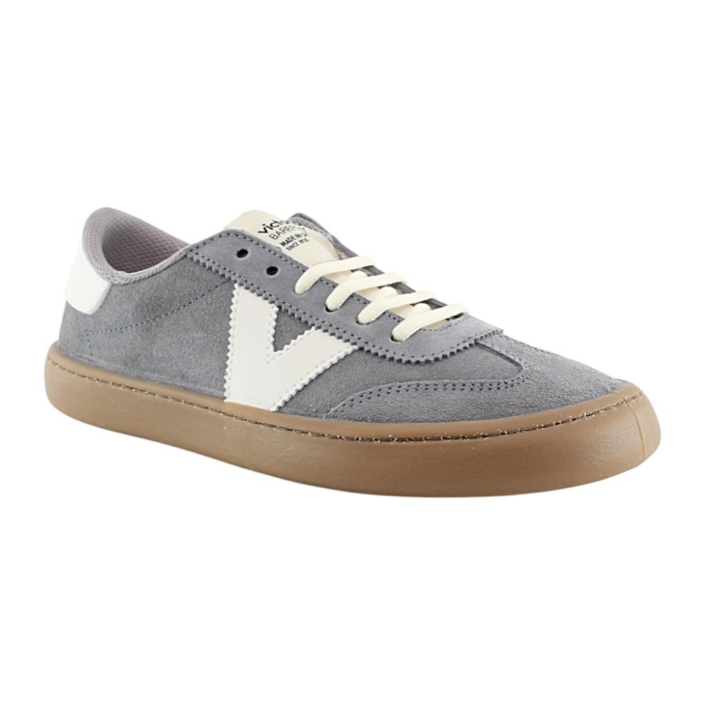 Zapatillas barefoot Victoria Olmo Serraje gris