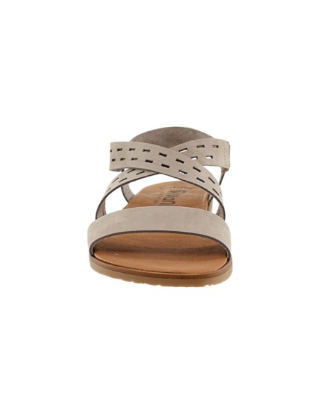Sandalias barefoot Vivant Alba Nobuck Gris