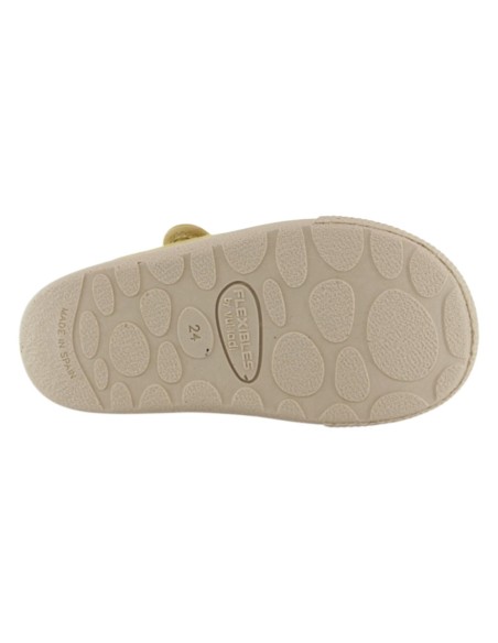 Zapatillas abiertas barefoot Flexibles Vulladi  8197 Mostaza