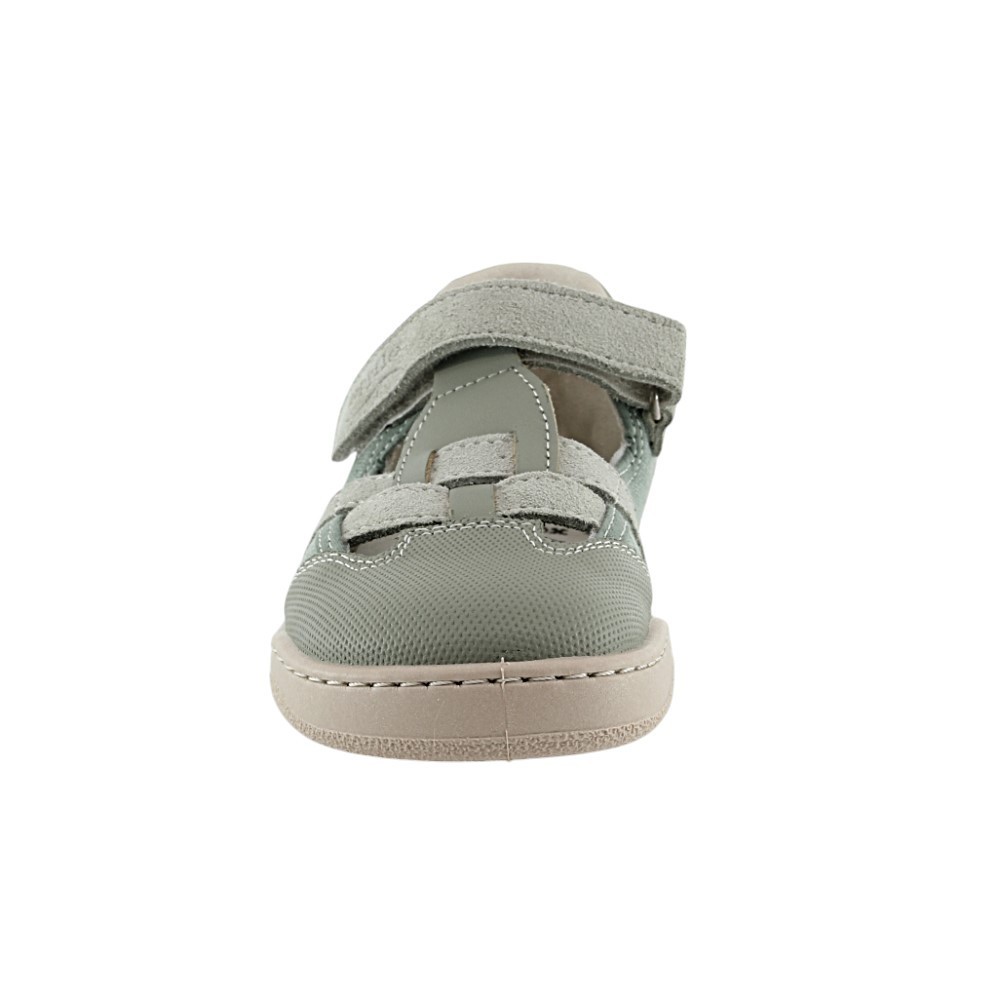 Sandalias respetuosas ZapyFlex Velcro Verde