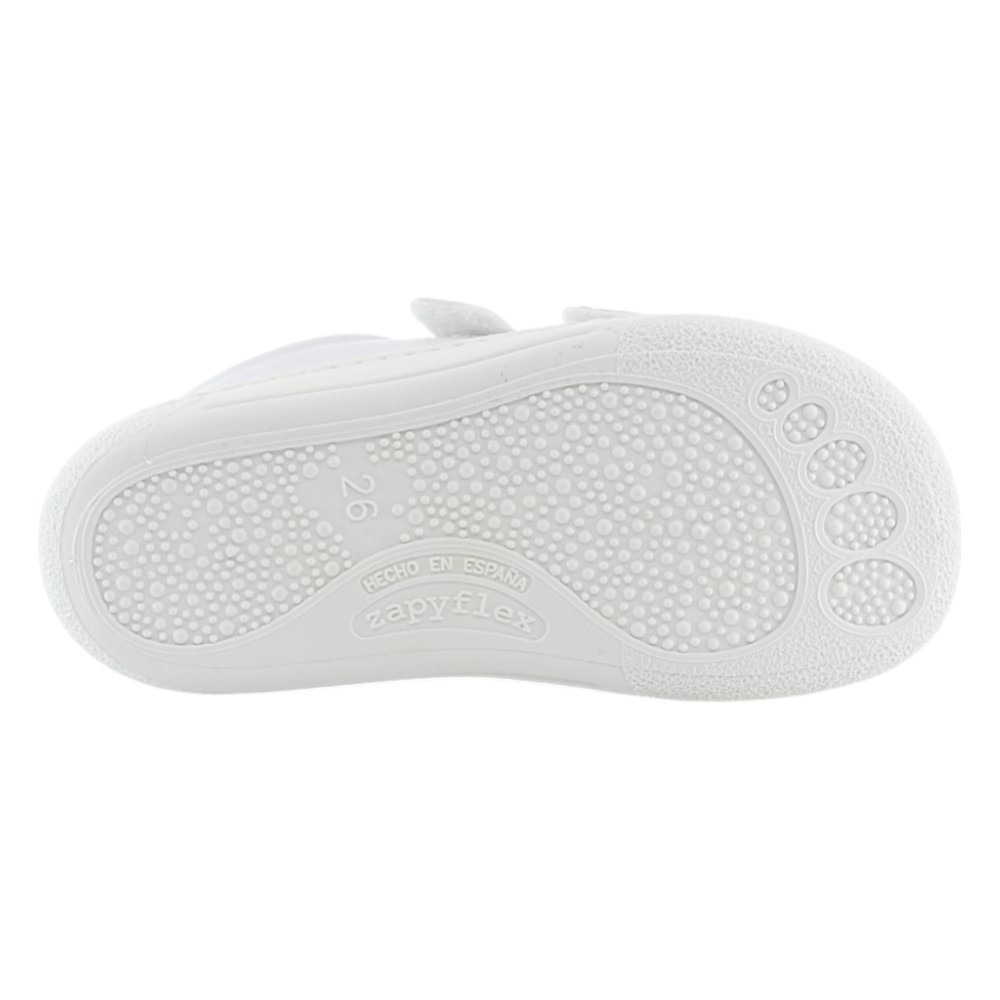 Zapatos respetuosos Zapyflex 2 velcros puntera Blanco